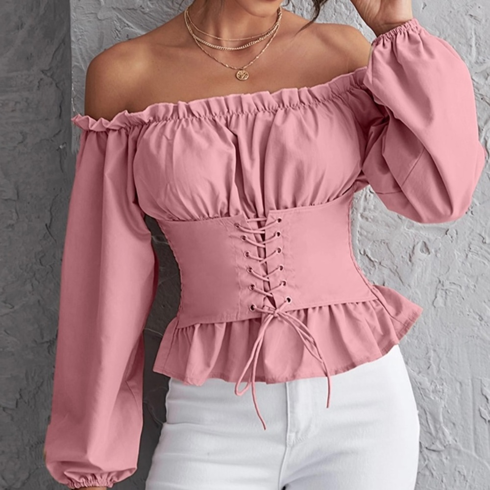 Pink Corset Top